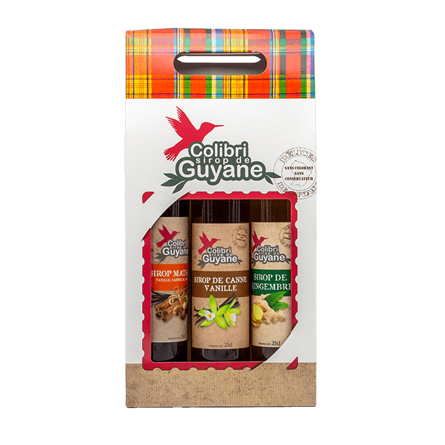 Coffret 3 sirops Guyane